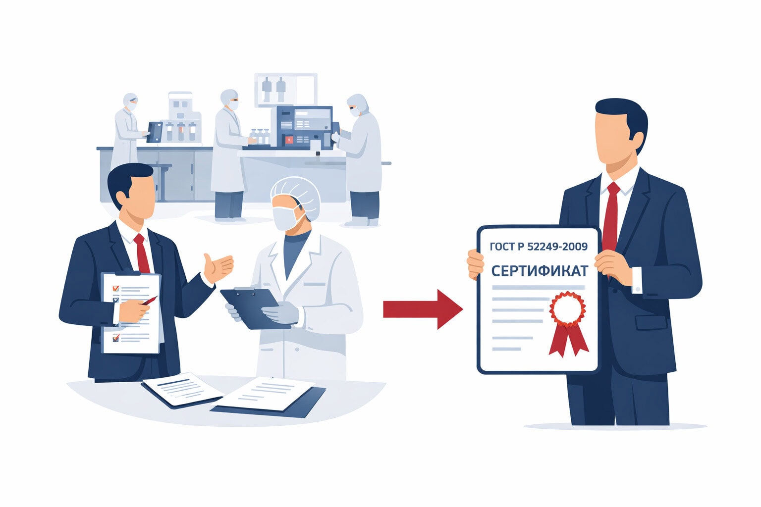 Процедура сертификации ГОСТ Р 52249-2009 в Биробиджане